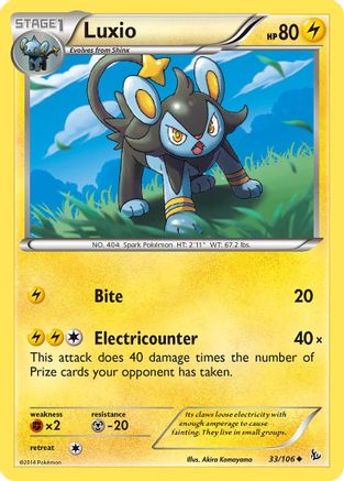 Luxio (33) [XY - Flashfire] - Deck Out Gaming