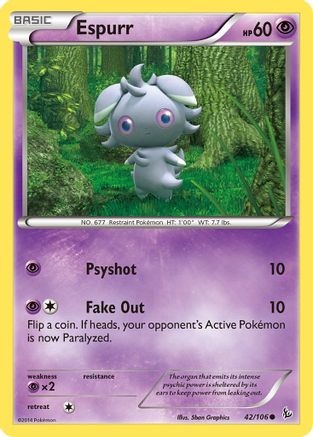 Espurr (42) [XY - Flashfire] Reverse Holofoil - Deck Out Gaming