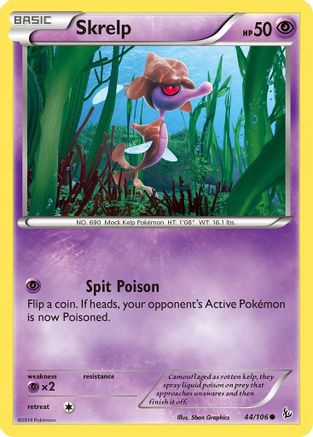 Skrelp (44) [XY - Flashfire] Reverse Holofoil - Deck Out Gaming