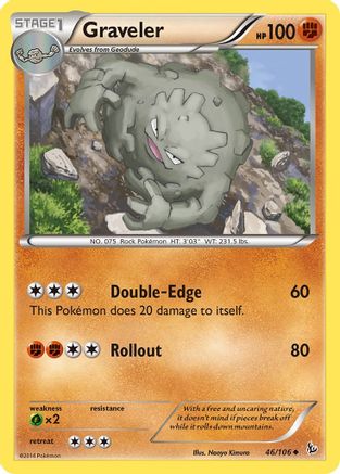 Graveler (46) [XY - Flashfire] Reverse Holofoil - Deck Out Gaming