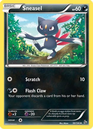 Sneasel (50) (50) [XY - Flashfire] Reverse Holofoil - Deck Out Gaming