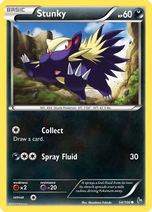 Stunky (54) (54) [XY - Flashfire] Reverse Holofoil - Deck Out Gaming