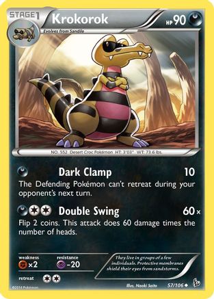 Krokorok (57) [XY - Flashfire] - Deck Out Gaming