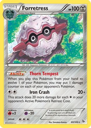 Forretress (60) [XY - Flashfire] - Deck Out Gaming