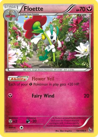 Floette (64) (64) [XY - Flashfire] Reverse Holofoil - Deck Out Gaming