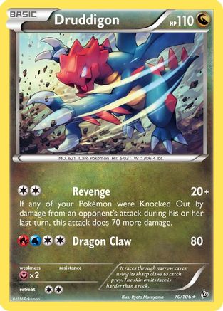 Druddigon (70) [XY - Flashfire] Holofoil - Deck Out Gaming