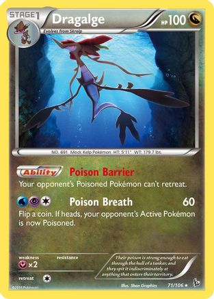 Dragalge (71) [XY - Flashfire] Reverse Holofoil - Deck Out Gaming
