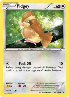 Pidgey (75) [XY - Flashfire] Reverse Holofoil - Deck Out Gaming