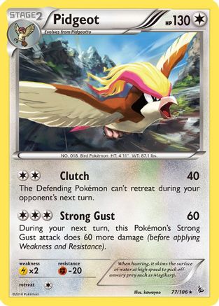 Pidgeot (77) [XY - Flashfire] Reverse Holofoil - Deck Out Gaming