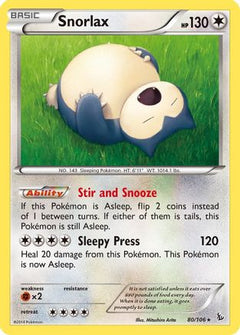 Snorlax (80) [XY - Flashfire] Reverse Holofoil - Deck Out Gaming