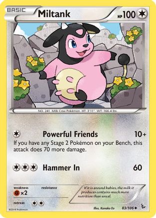 Miltank (83) [XY - Flashfire] Reverse Holofoil - Deck Out Gaming