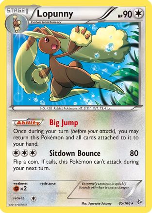 Lopunny (85) [XY - Flashfire] Reverse Holofoil - Deck Out Gaming