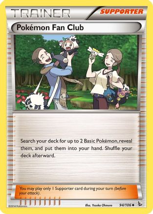 Pokemon Fan Club (94) [XY - Flashfire] Reverse Holofoil - Deck Out Gaming