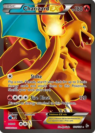 Charizard EX (100 Full Art) (100) [XY - Flashfire] Holofoil - Deck Out Gaming
