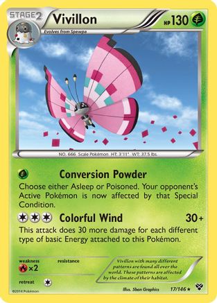 Vivillon (17) [XY] - Deck Out Gaming