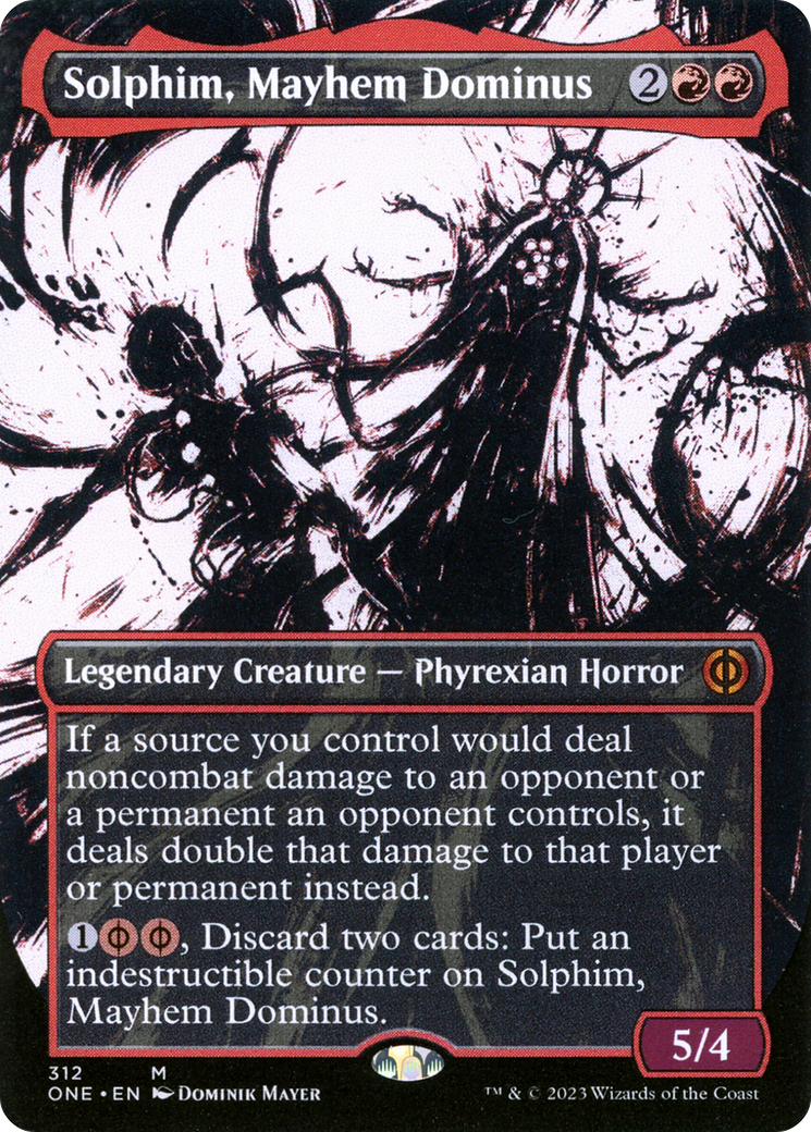 Solphim, Mayhem Dominus (Showcase) (312) [Phyrexia: All Will Be One] - Deck Out Gaming