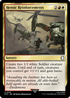 Heroic Reinforcements (218) [Fallout] foil - Deck Out Gaming
