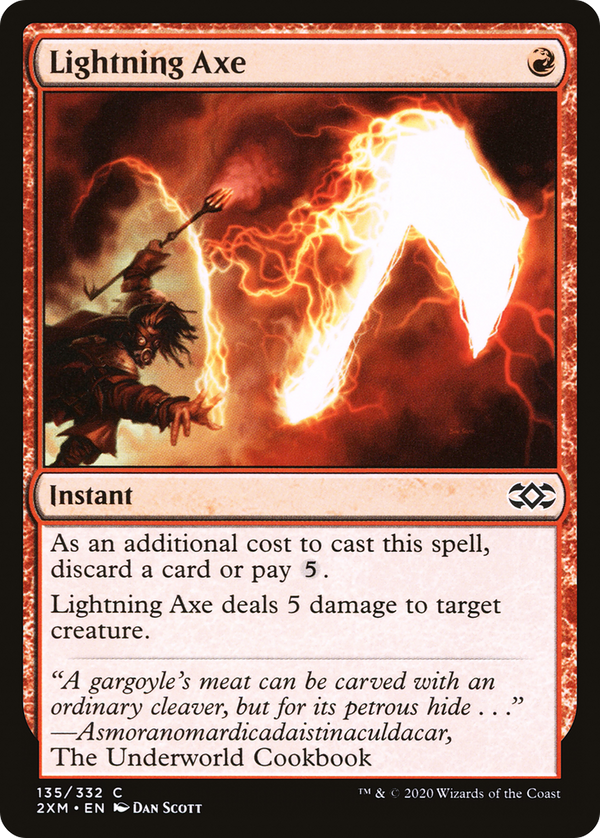 Lightning Axe (135) [Double Masters] - Deck Out Gaming
