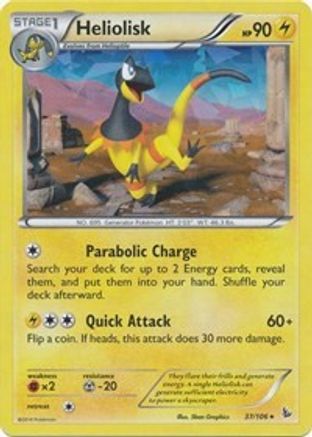 Heliolisk - 37/106 (XY Flashfire) (37) [Deck Exclusives] Holofoil - Deck Out Gaming
