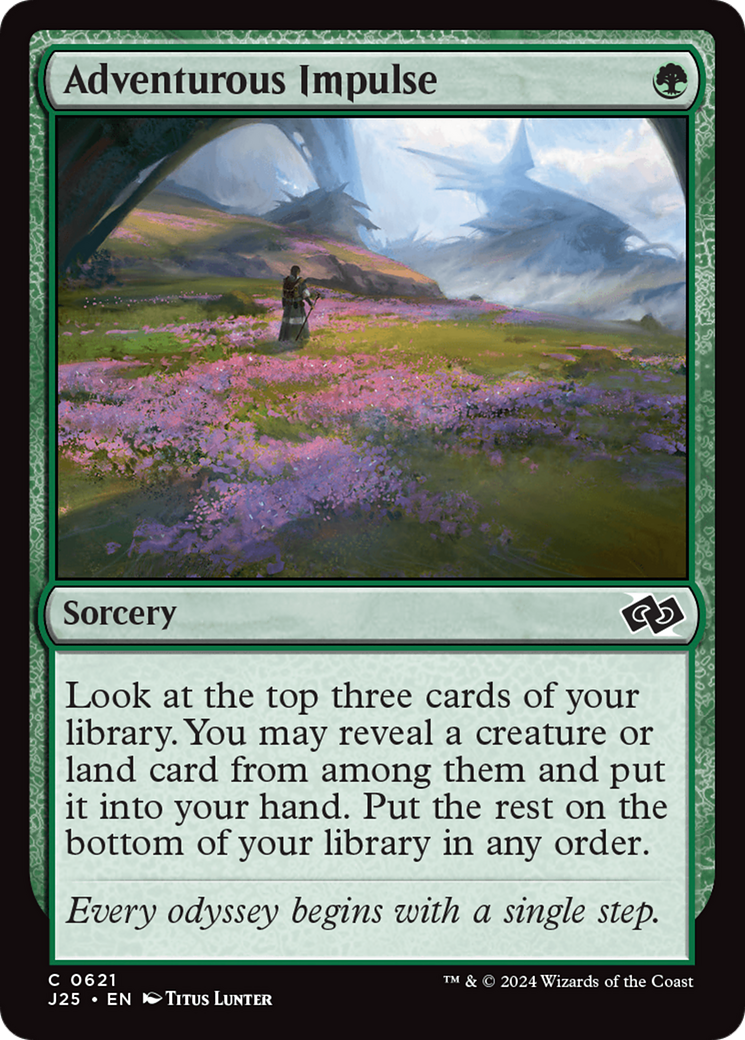 Adventurous Impulse (621) [Foundations Jumpstart] - Deck Out Gaming