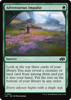 Adventurous Impulse (621) [Foundations Jumpstart] - Deck Out Gaming