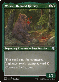 Wilson, Refined Grizzly (Foil Etched) (522) [Commander Legends: Battle for Baldur's Gate] foil - Deck Out Gaming