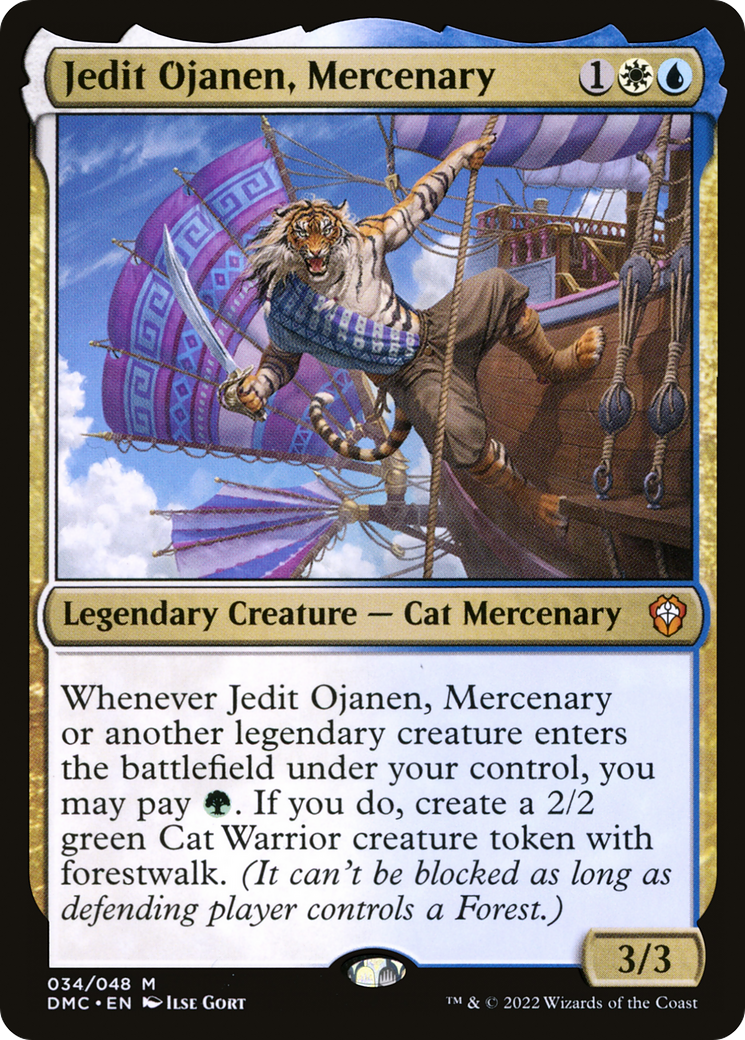 Jedit Ojanen, Mercenary (34) [Dominaria United Commander] foil - Deck Out Gaming