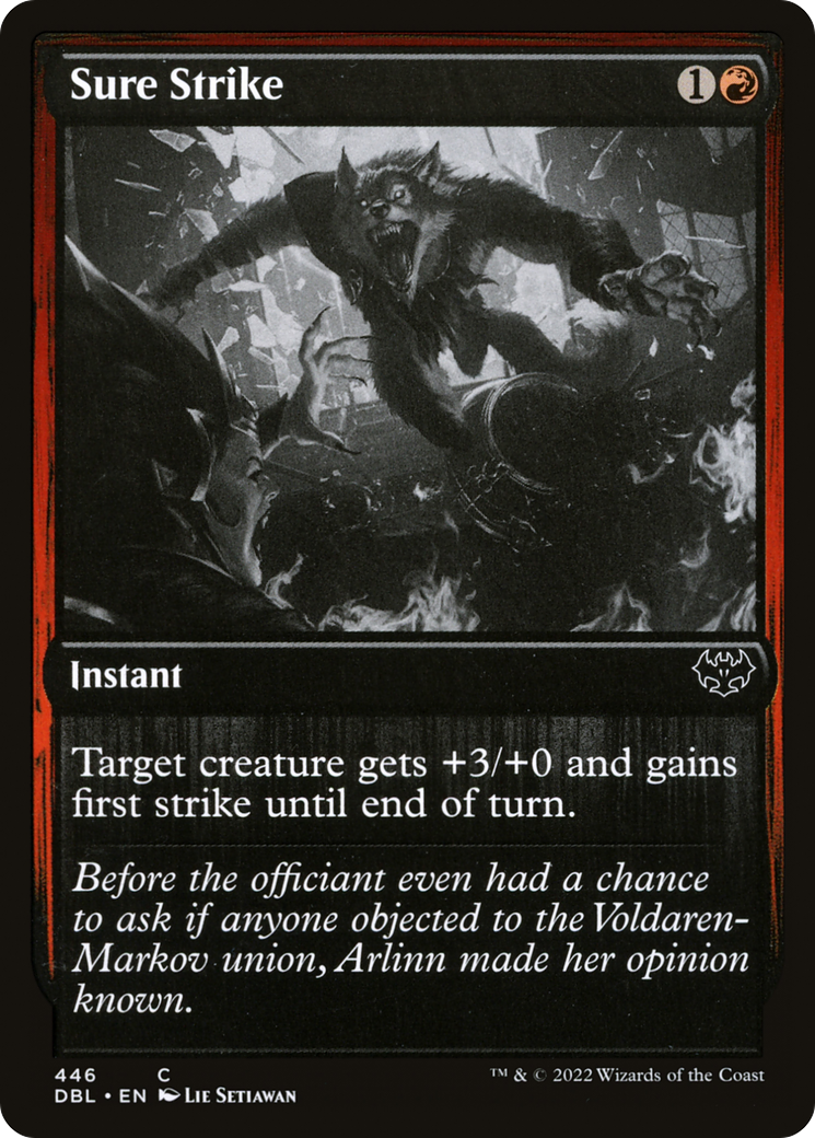Sure Strike (446) [Innistrad: Double Feature] - Deck Out Gaming