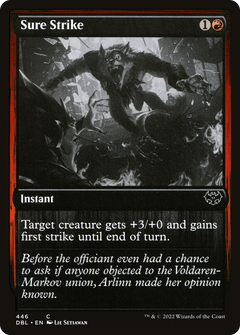 Sure Strike (446) [Innistrad: Double Feature] foil - Deck Out Gaming