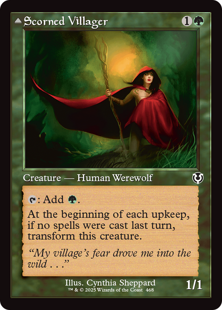 Scorned Villager (Retro Frame) (468) [Innistrad Remastered] foil - Deck Out Gaming