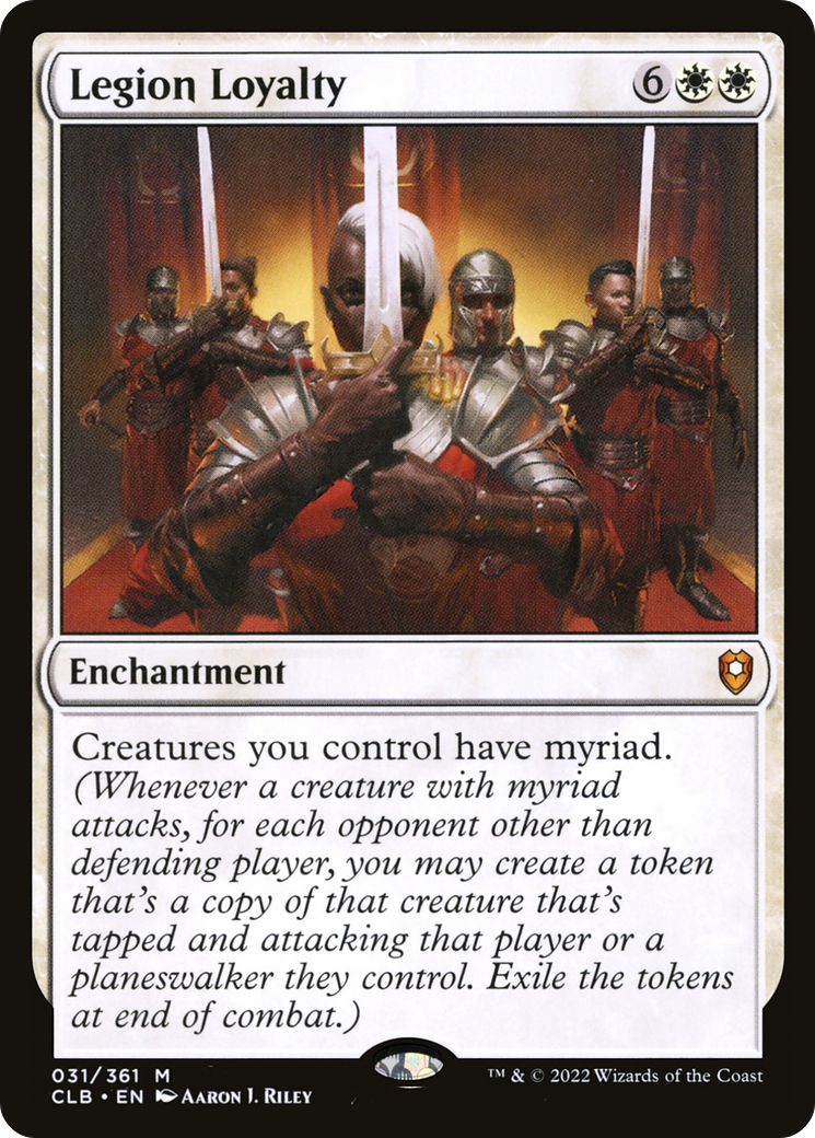 Legion Loyalty (31) [Commander Legends: Battle for Baldur's Gate] foil - Deck Out Gaming