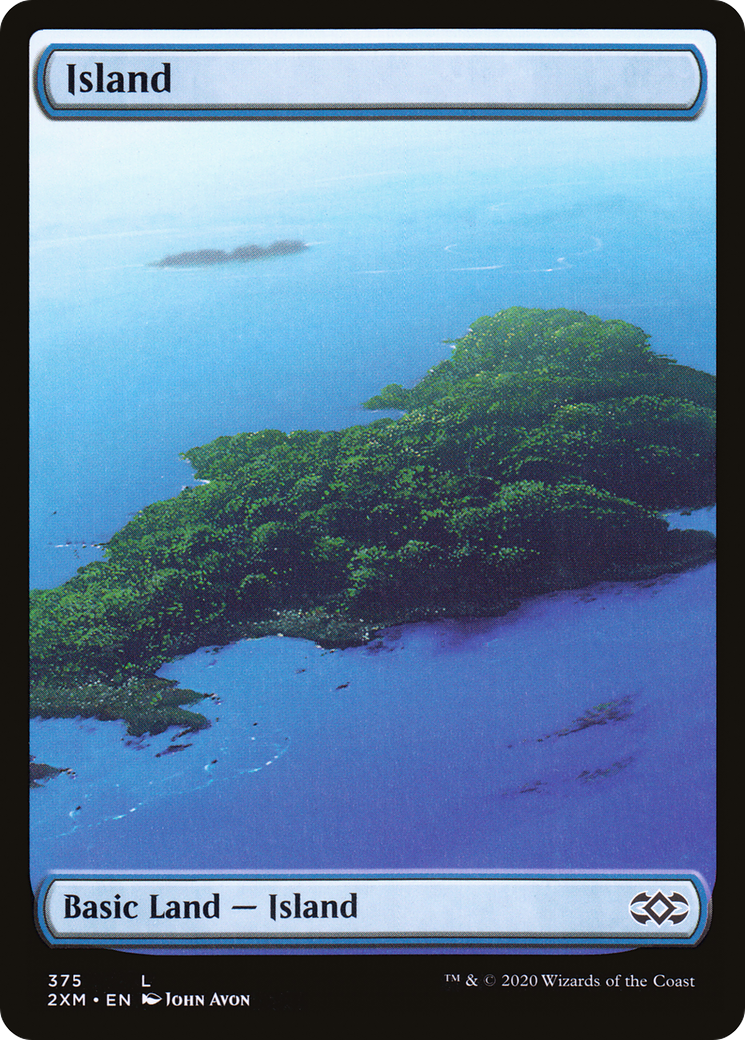 Island (375) (375) [Double Masters] foil - Deck Out Gaming