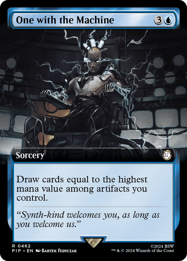 One with the Machine (Extended Art) (462) [Fallout] foil - Deck Out Gaming