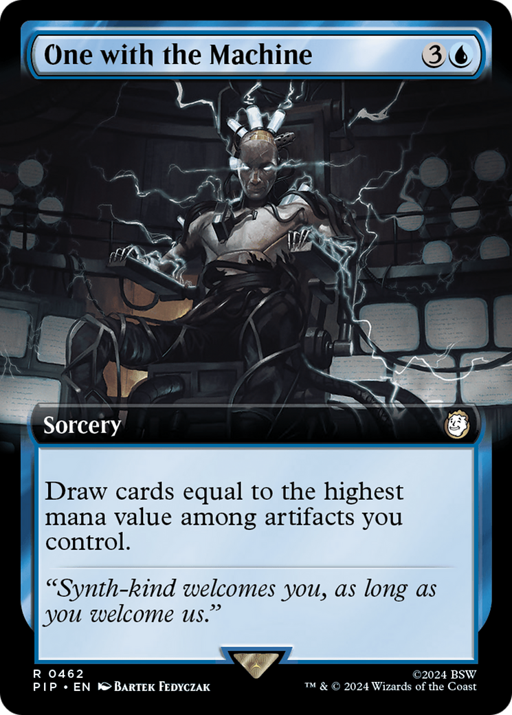 One with the Machine (Extended Art) (462) [Fallout] foil - Deck Out Gaming