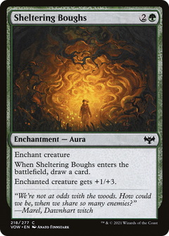 Sheltering Boughs (218) [Innistrad: Crimson Vow] foil - Deck Out Gaming