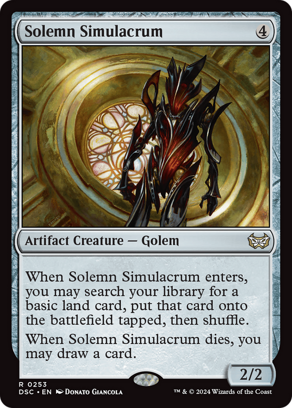 Solemn Simulacrum (253) [Duskmourn: House of Horror Commander] - Deck Out Gaming