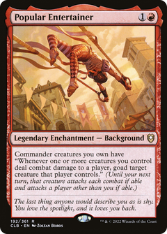 Popular Entertainer (192) [Commander Legends: Battle for Baldur's Gate] foil - Deck Out Gaming
