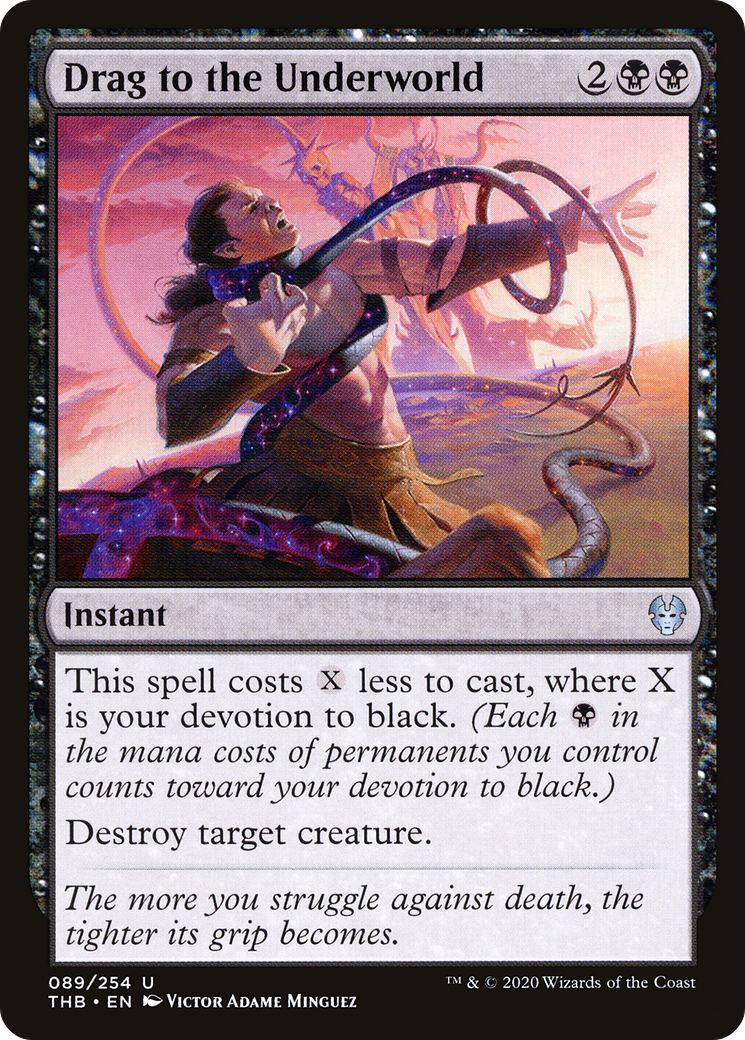 Drag to the Underworld (89) [Theros Beyond Death] foil - Deck Out Gaming
