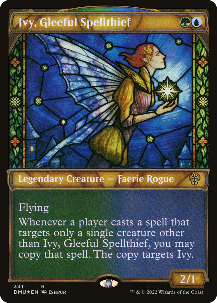 Ivy, Gleeful Spellthief (Textured Foil) (341) [Dominaria United] foil - Deck Out Gaming
