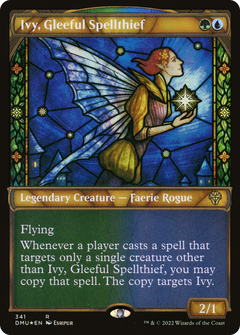 Ivy, Gleeful Spellthief (Textured Foil) (341) [Dominaria United] foil - Deck Out Gaming