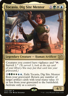 Tocasia, Dig Site Mentor (224) [The Brothers' War] foil - Deck Out Gaming