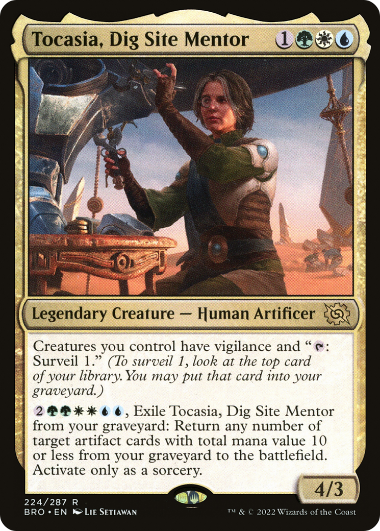 Tocasia, Dig Site Mentor (224) [The Brothers' War] - Deck Out Gaming