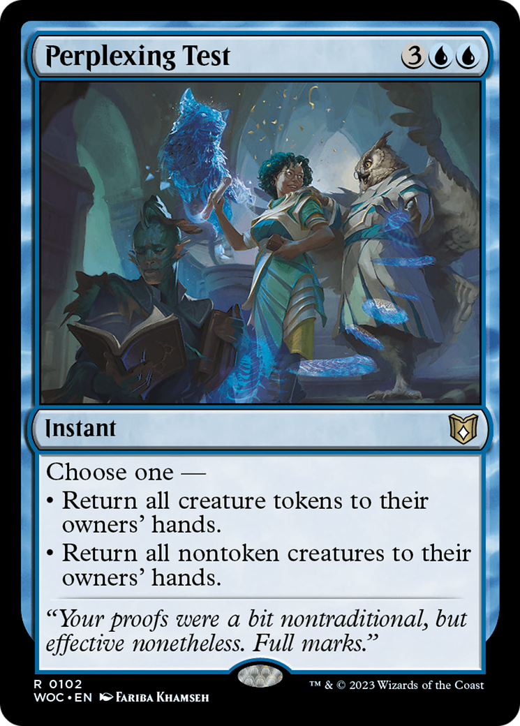 Perplexing Test (102) [Wilds of Eldraine Commander] - Deck Out Gaming