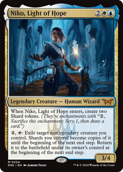 Niko, Light of Hope (224) [Duskmourn: House of Horror] foil - Deck Out Gaming