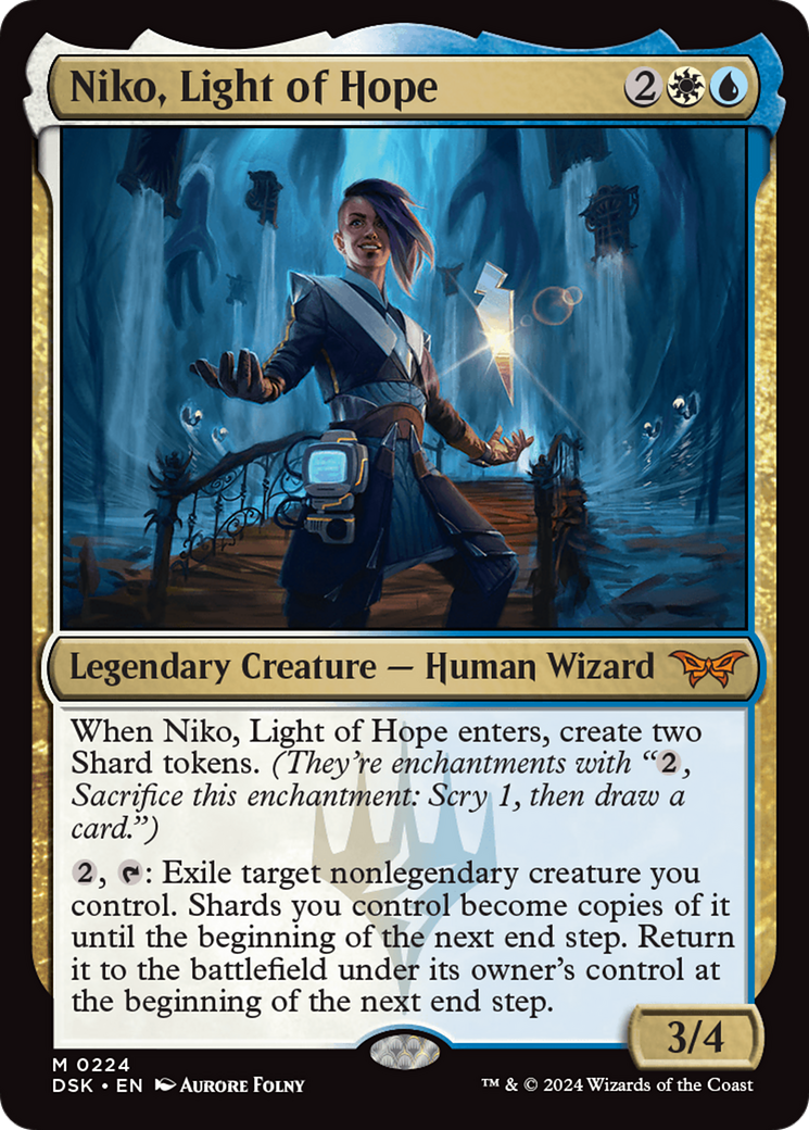 Niko, Light of Hope (224) [Duskmourn: House of Horror] foil - Deck Out Gaming