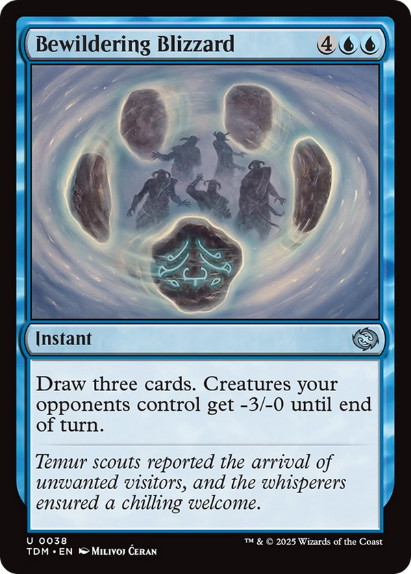 Bewildering Blizzard (38) [Tarkir: Dragonstorm] foil - Deck Out Gaming