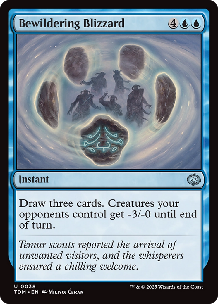 Bewildering Blizzard (38) [Tarkir: Dragonstorm] foil - Deck Out Gaming