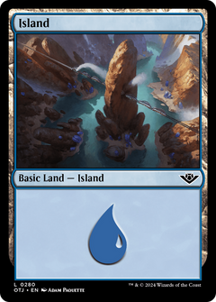 Island (0280) (280) [Outlaws of Thunder Junction] - Deck Out Gaming