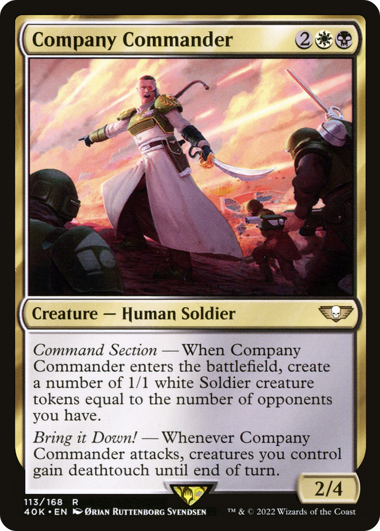 Company Commander (113) [Warhammer 40,000 Commander] - Deck Out Gaming