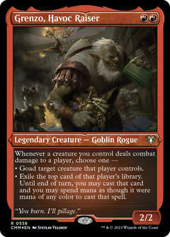 Grenzo, Havoc Raiser (538) [Commander Masters] etched - Deck Out Gaming